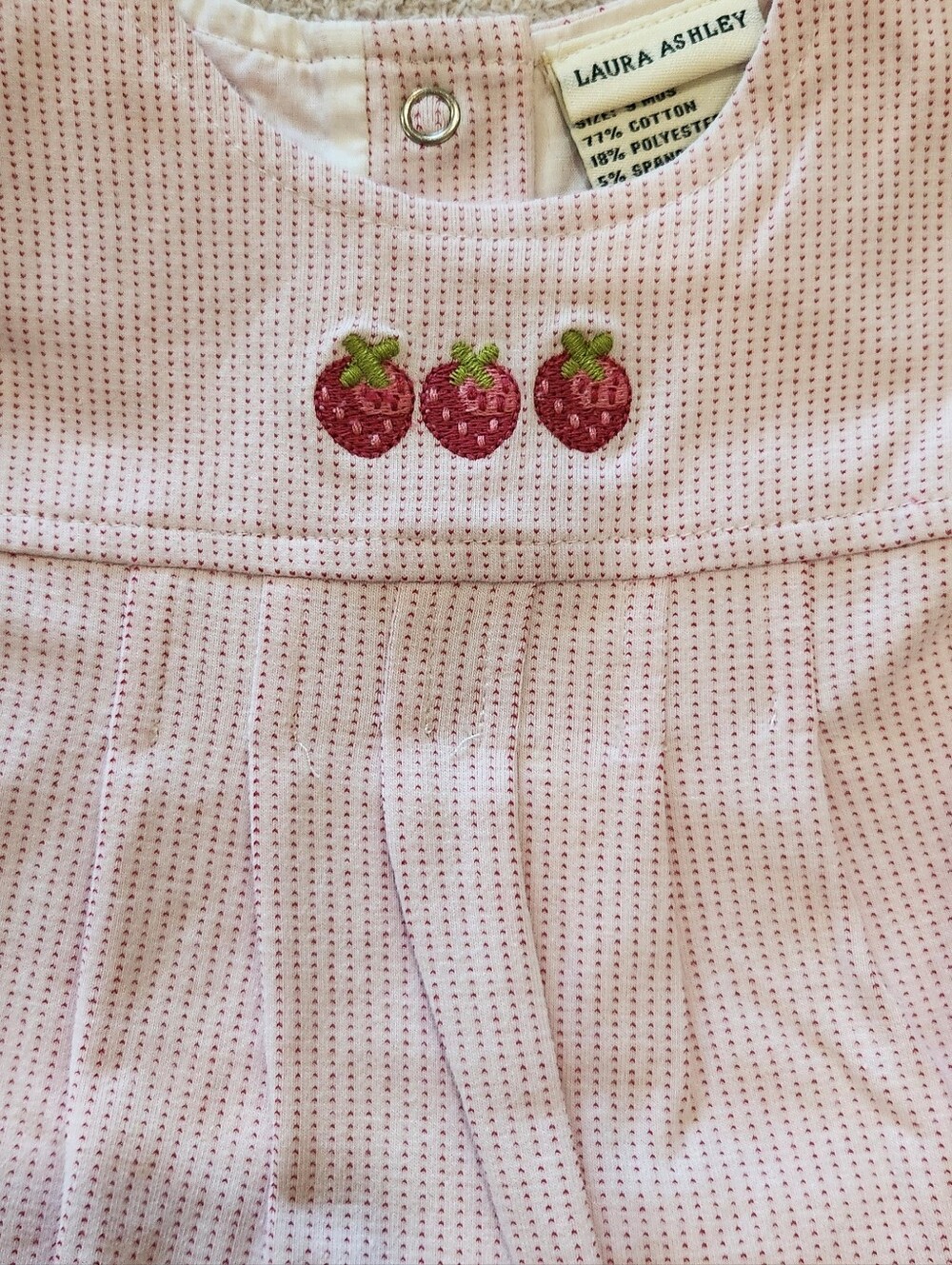 Laura Ashley - Infant Girls' 3-pc Strawberry Dress Set - Picture 2 of 4